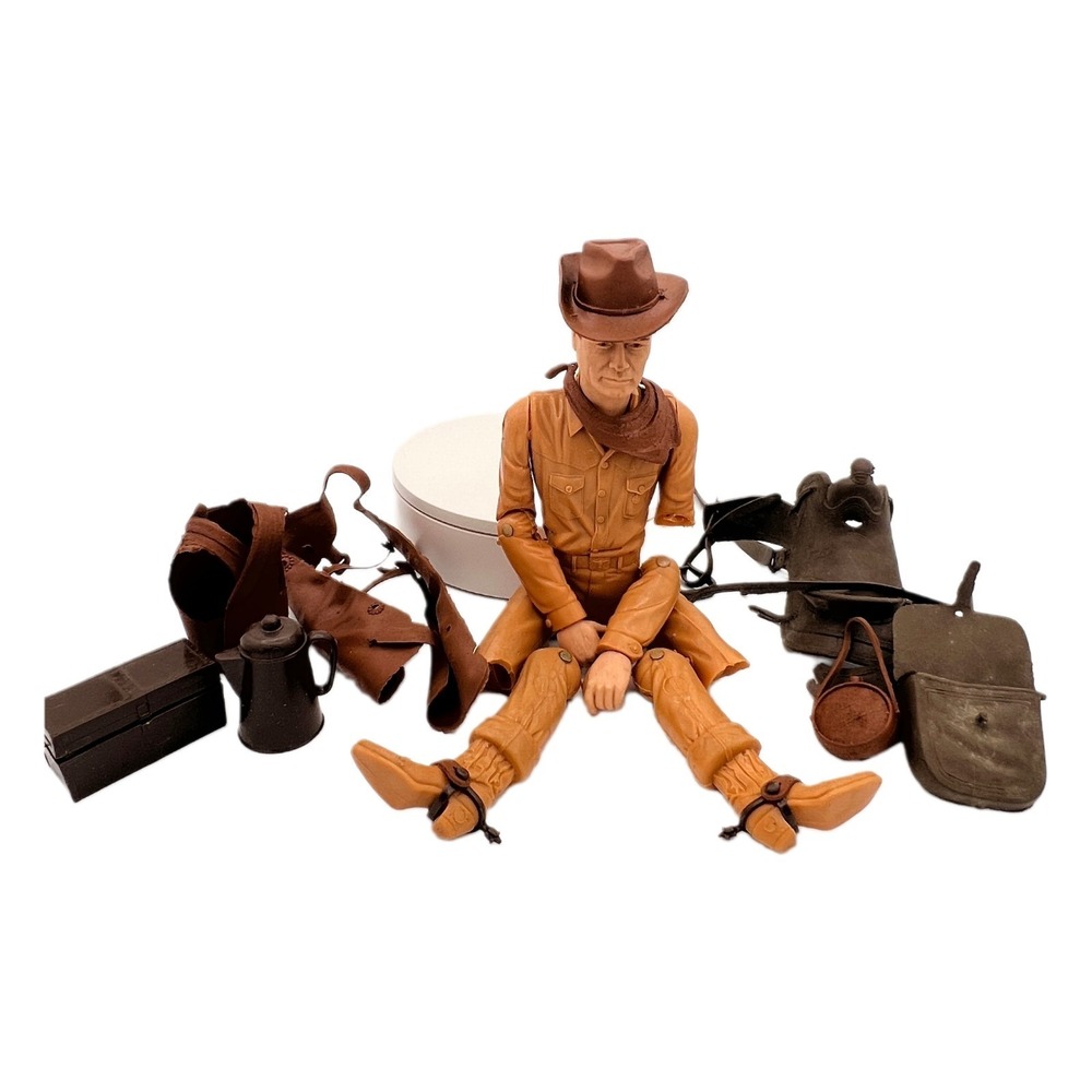 Marx Johnny West Cowboy Figure Parts + 20pc Accessory Lot‎ Vintage 1960s